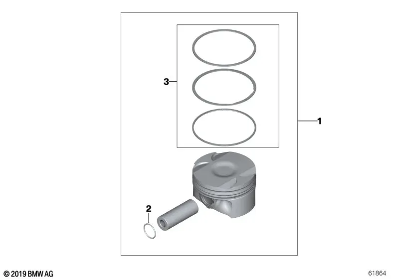Piston group diagram