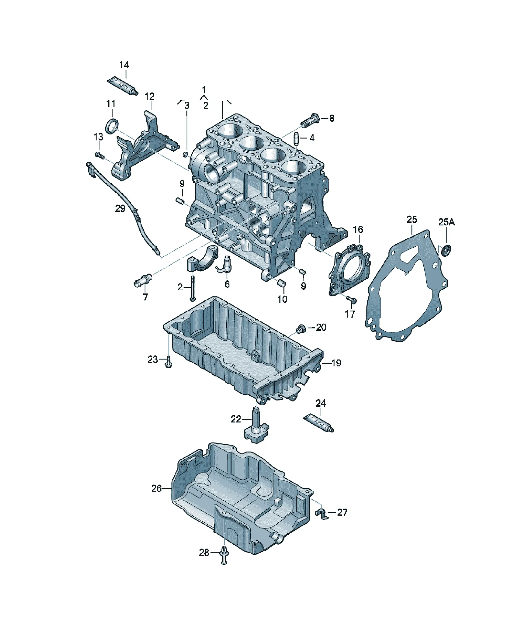 Cylinder block diagram