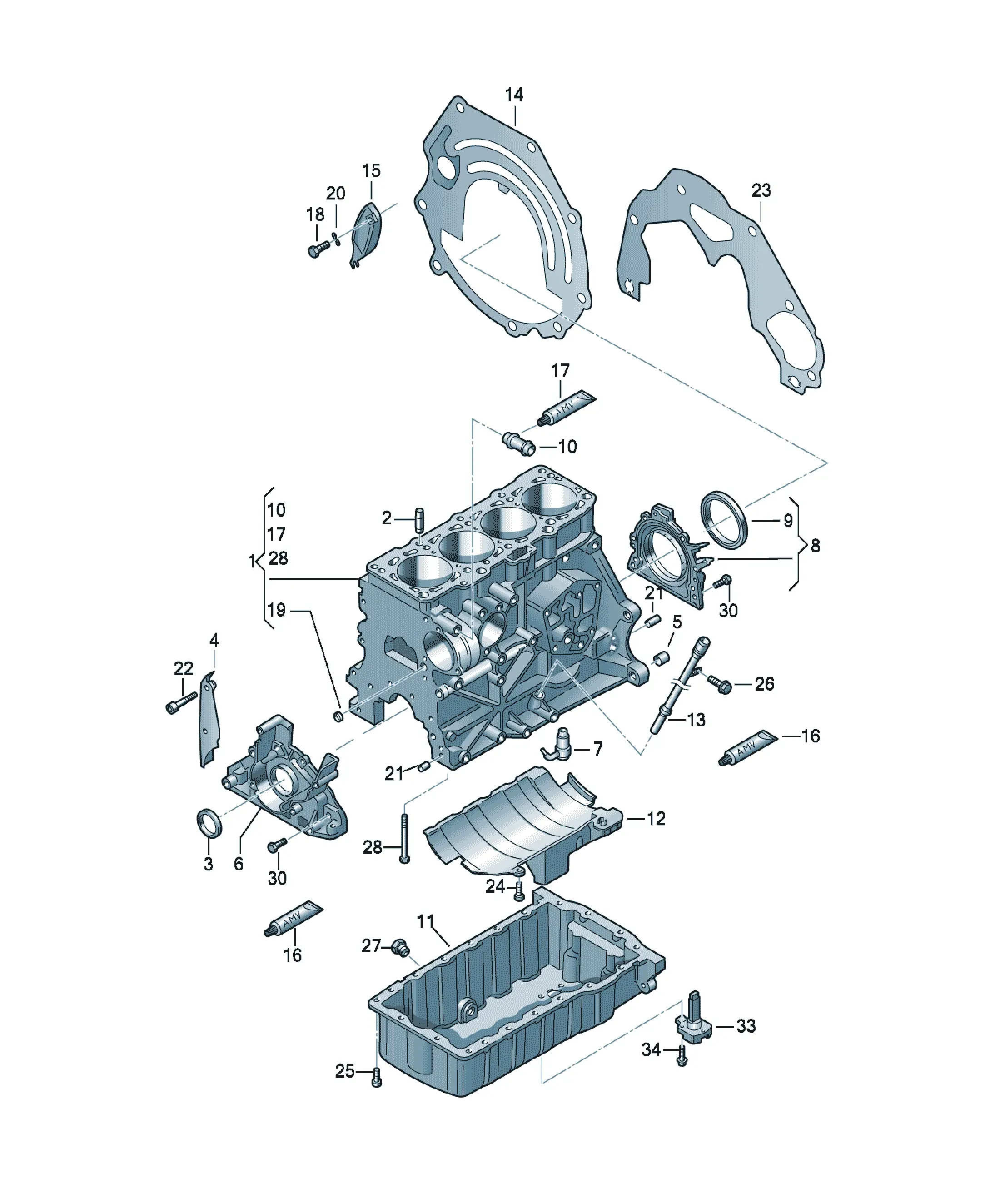 Cylinder block diagram
