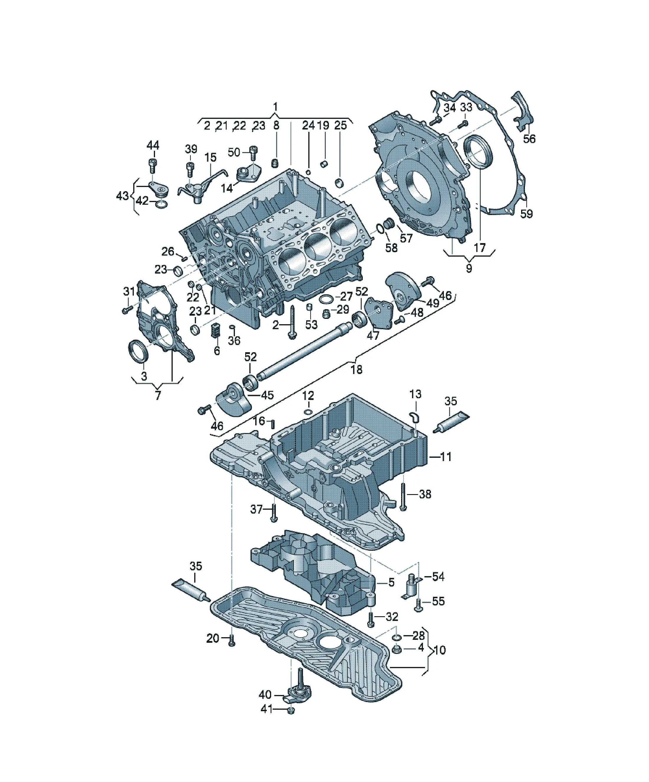 Cylinder block diagram