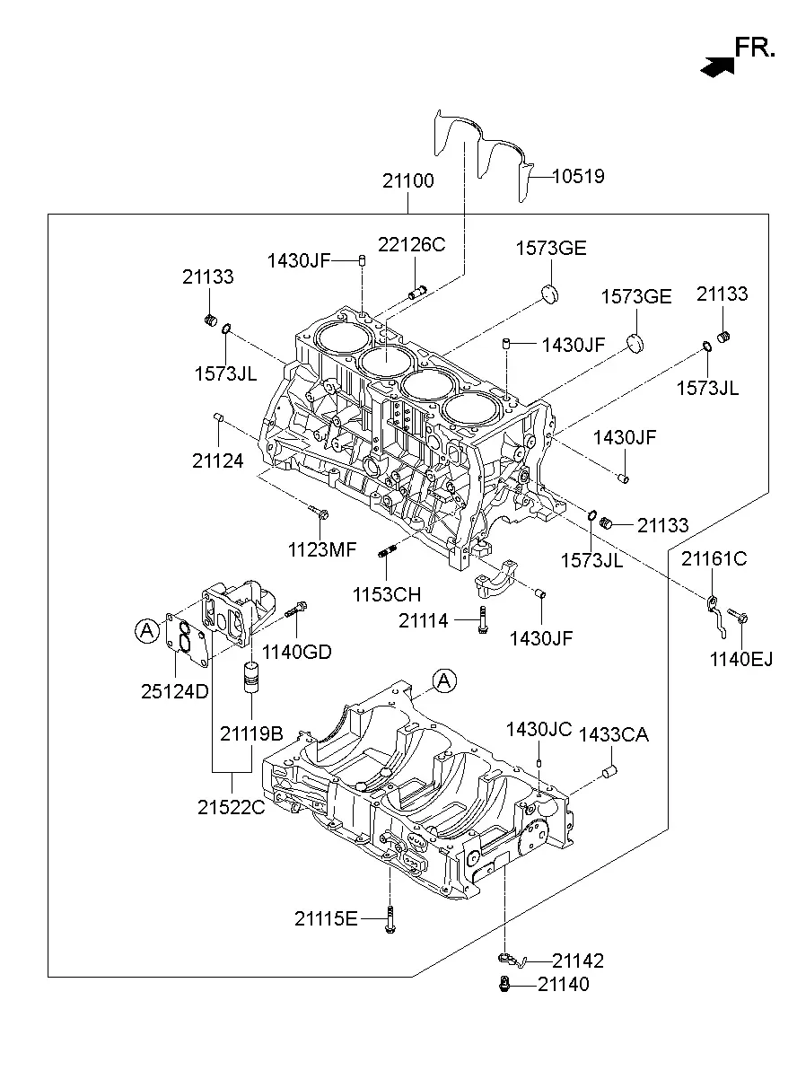 Cylinder block diagram