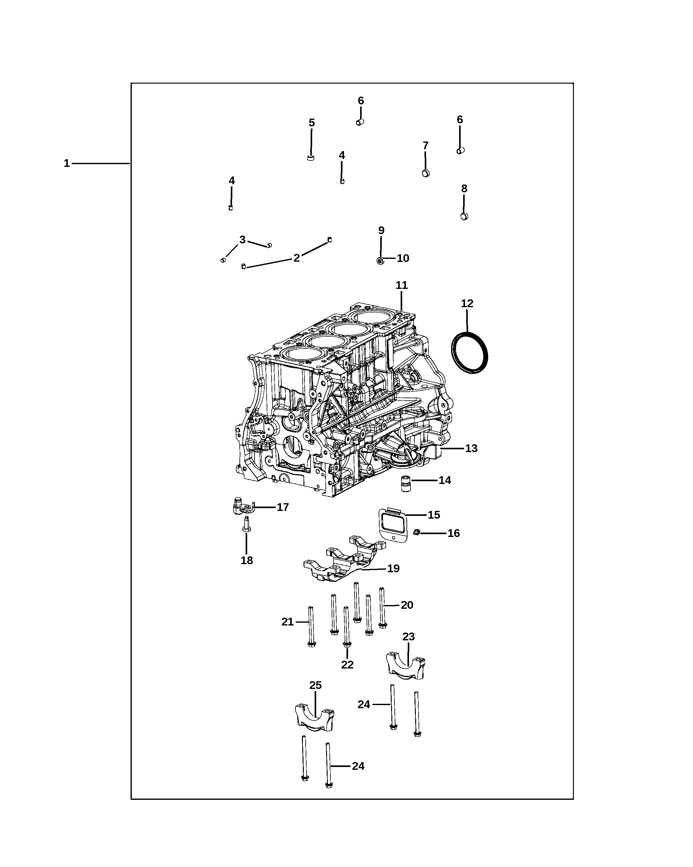 Cylinder block diagram