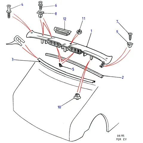 Air inlet diagram