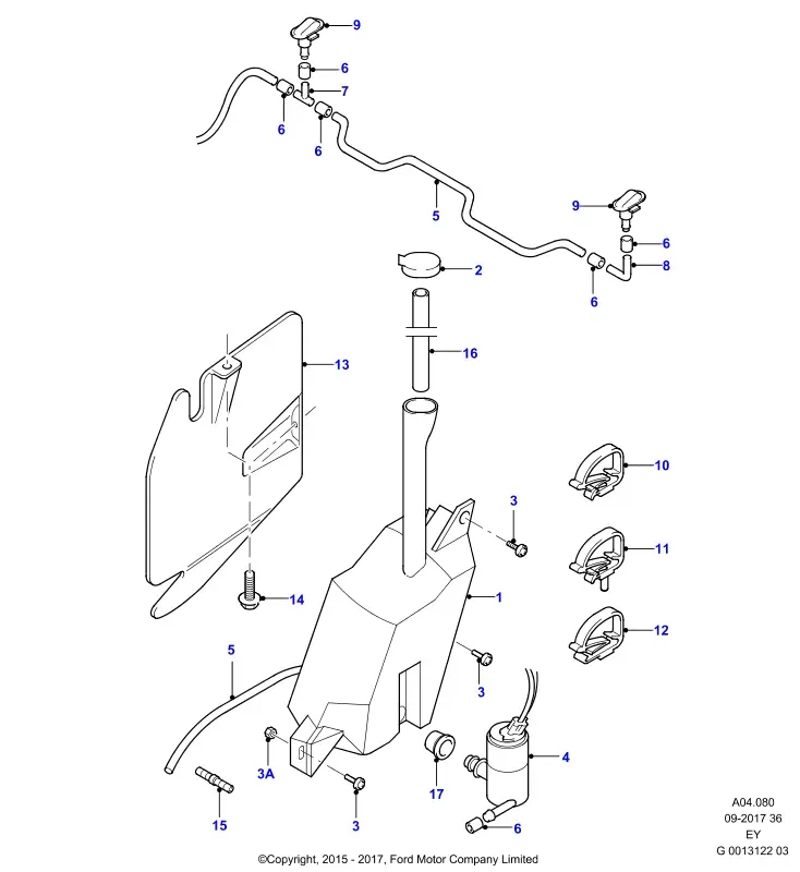 Washer system diagram
