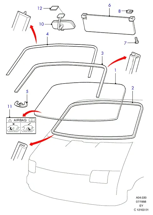 Windshield diagram