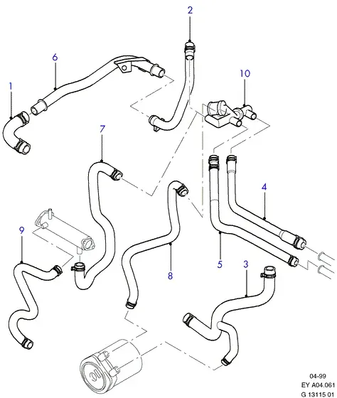 Cooling system diagram