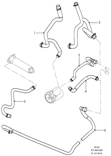 Cooling system diagram