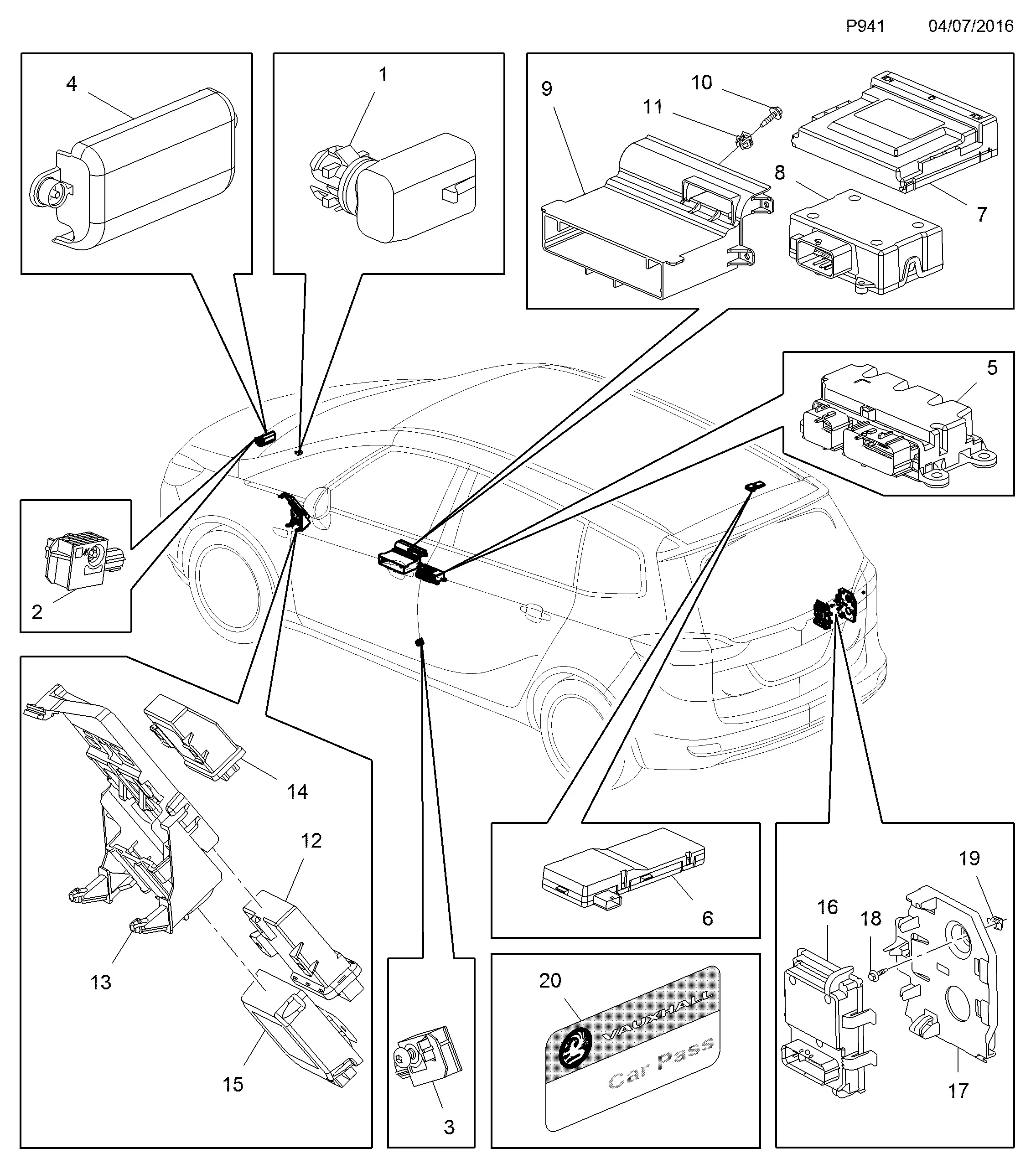 Ambient air temperature sensor diagram