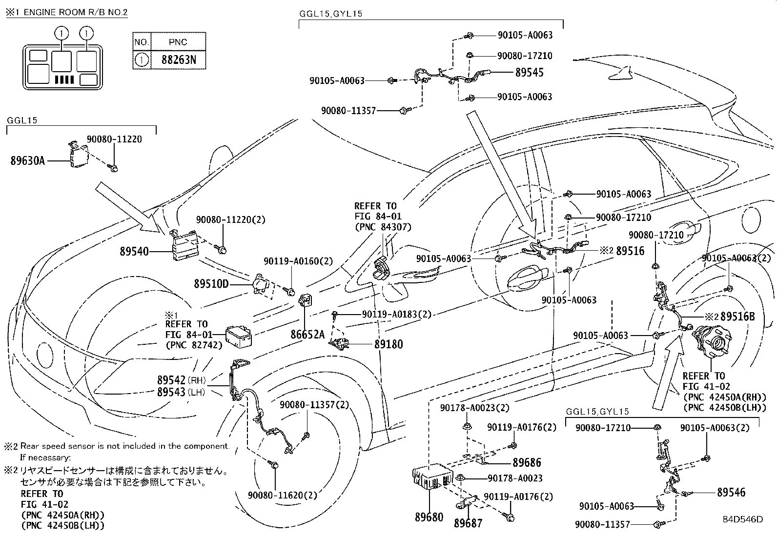 ABS Sensors diagram