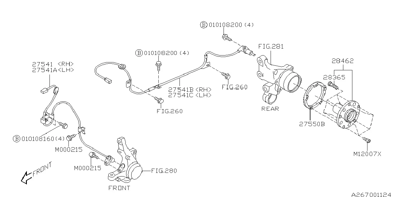 ABS Sensors diagram