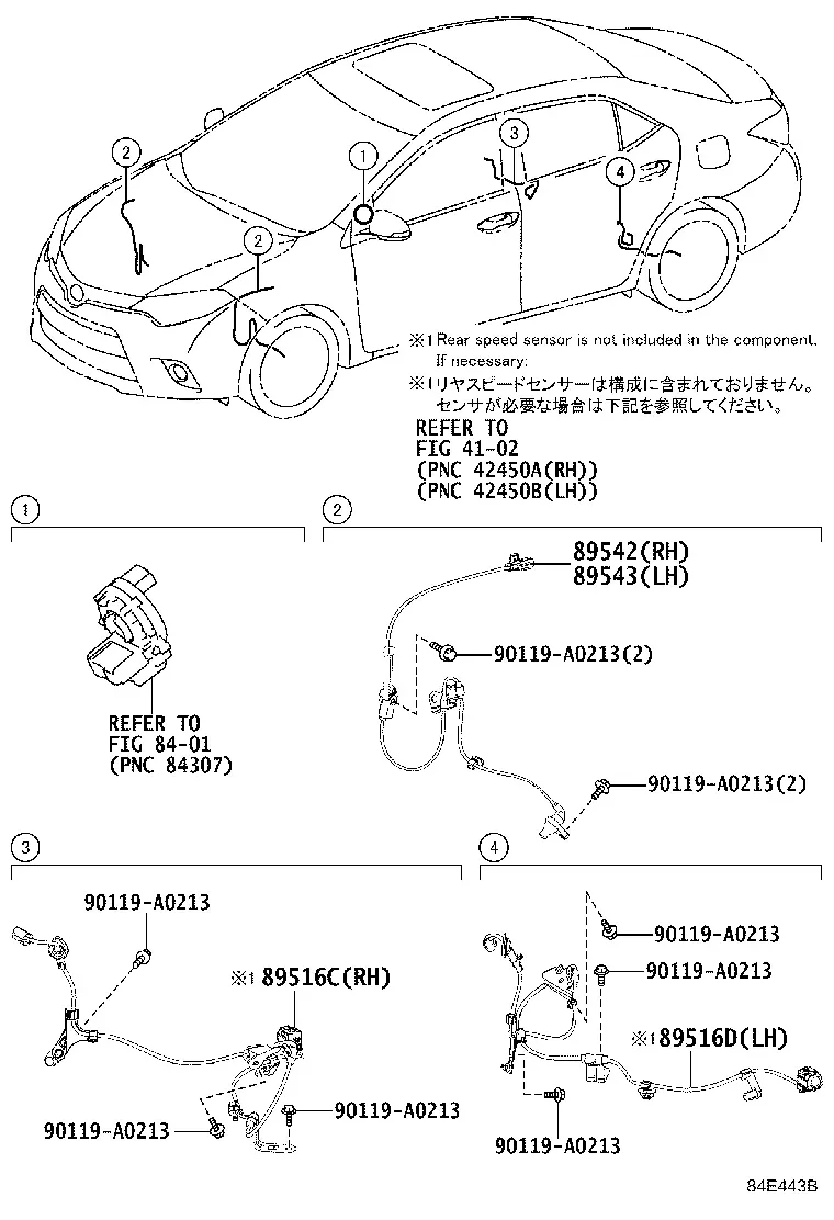 ABS Sensors and Wiring diagram