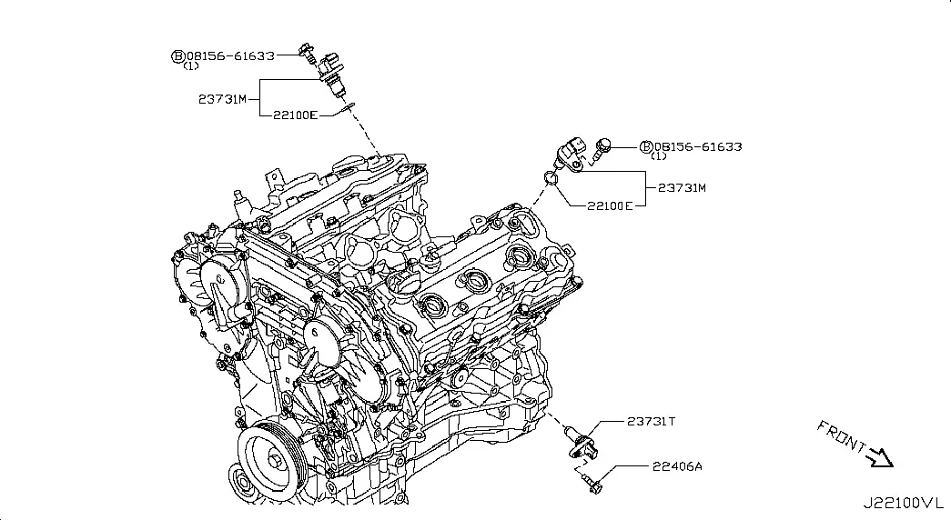 Crankshaft and Camshaft Position Sensors diagram