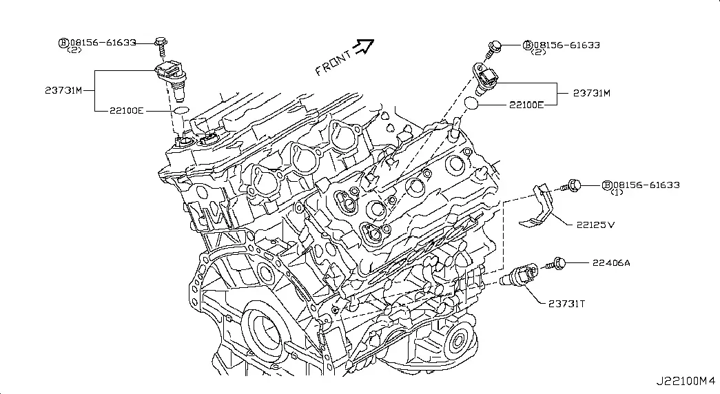 Crankshaft and Camshaft Position Sensors diagram