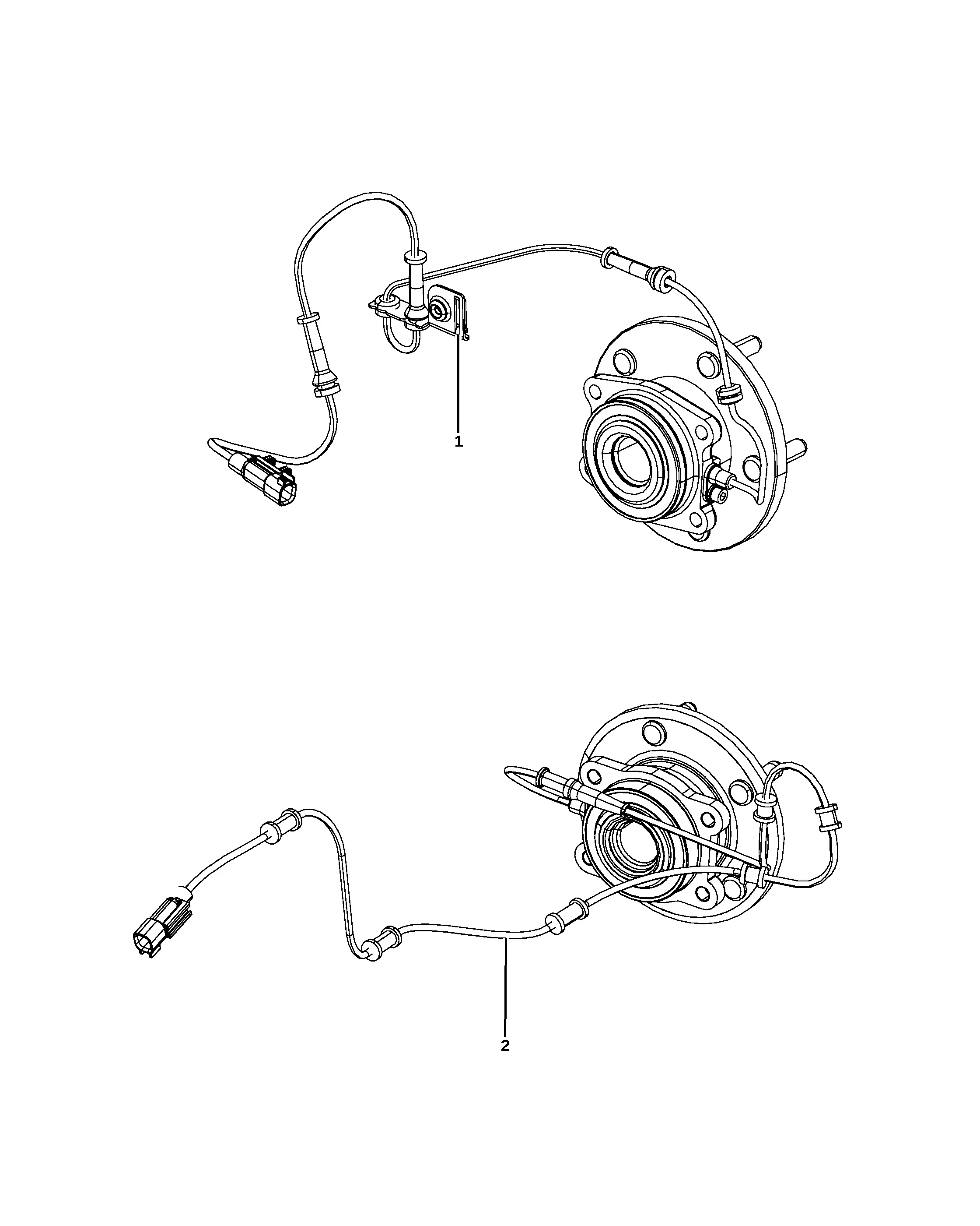 Brake System Sensors diagram