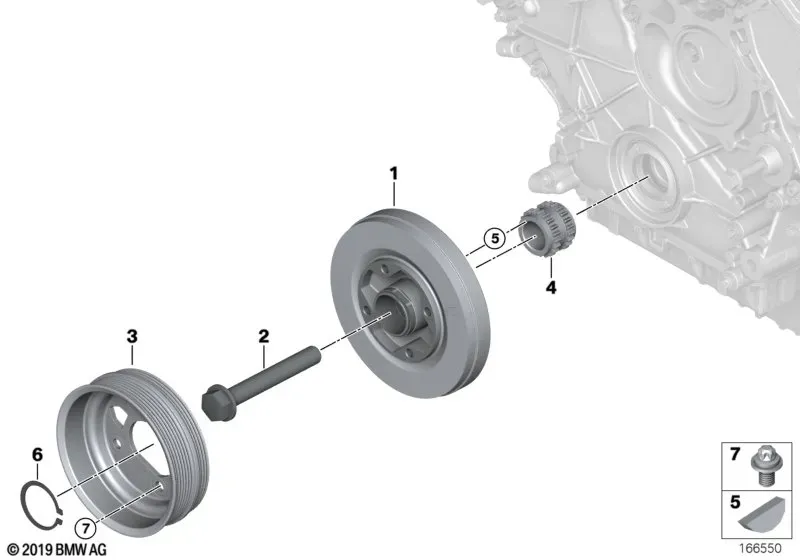 Belt Drive Torsional Damper diagram