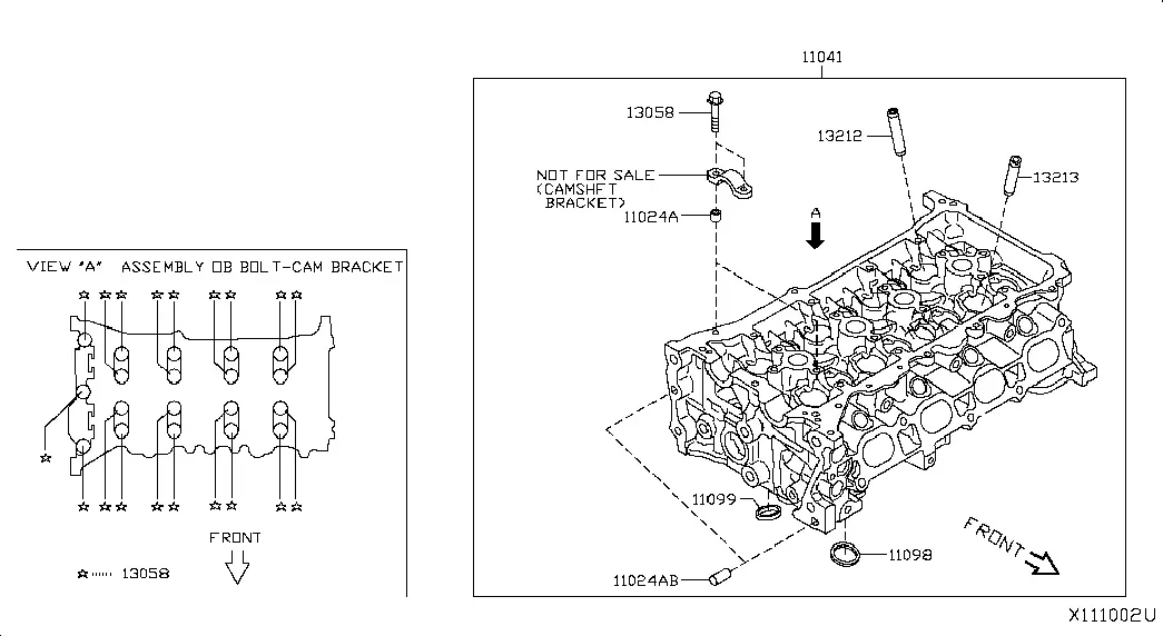 Cylinder Head Components diagram