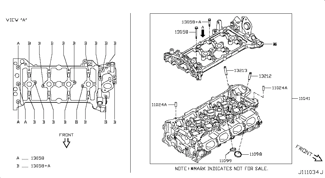 Cylinder Head Components diagram