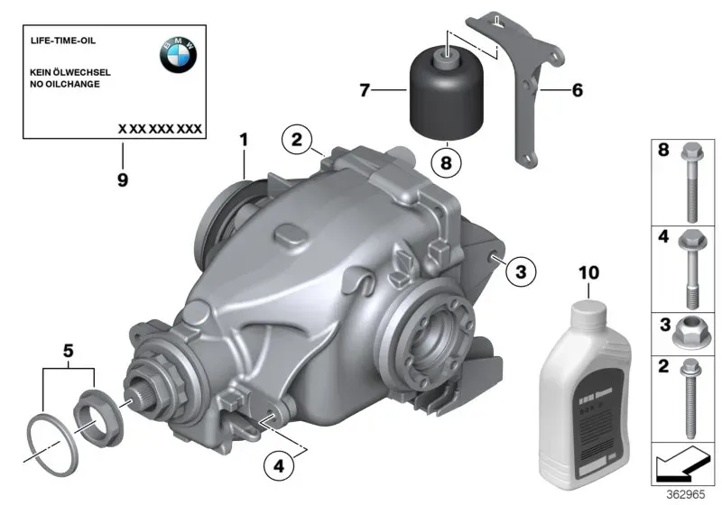 Final drive unit diagram