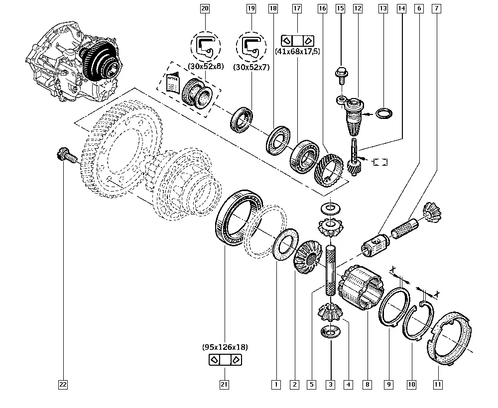 Differential diagram