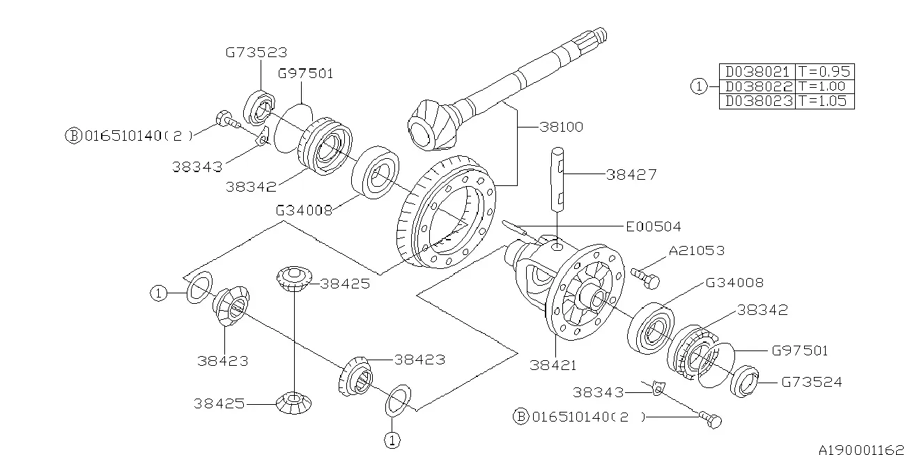 Transmission Differential diagram
