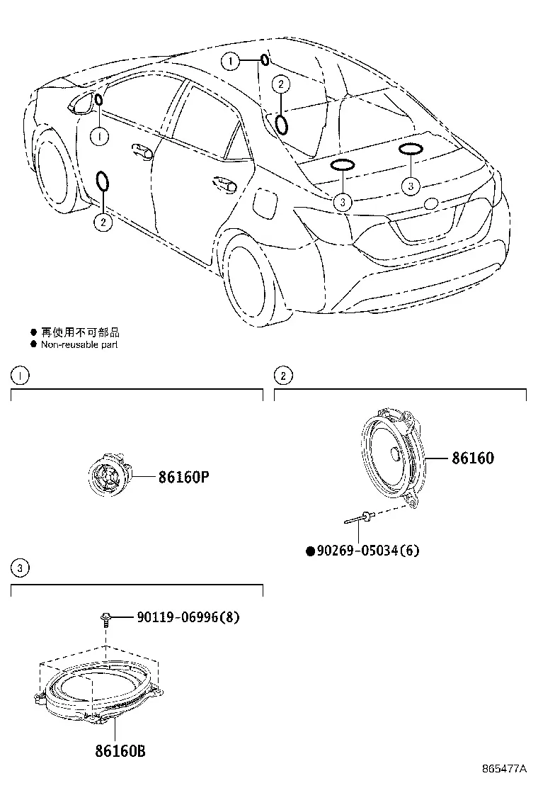 Audio speakers diagram