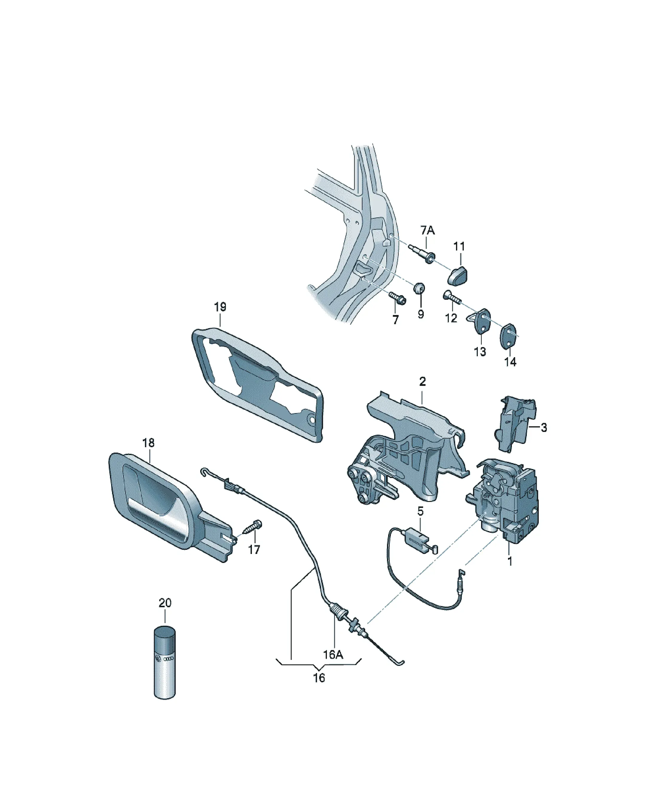 Door lock diagram