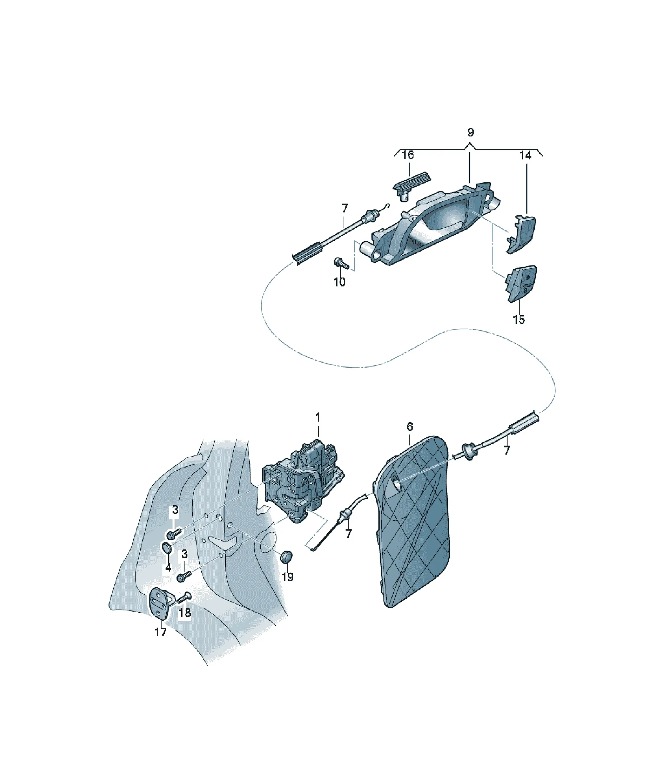 Door lock diagram
