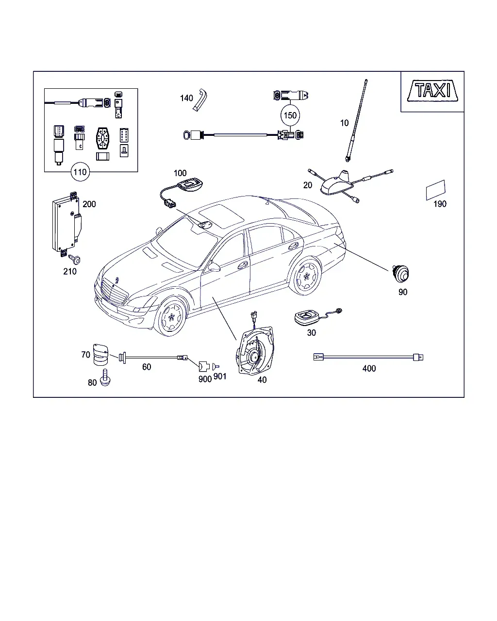 Additional Taxi Equipment diagram
