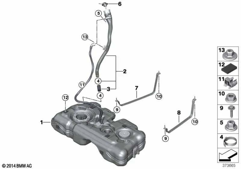 Fuel tank diagram