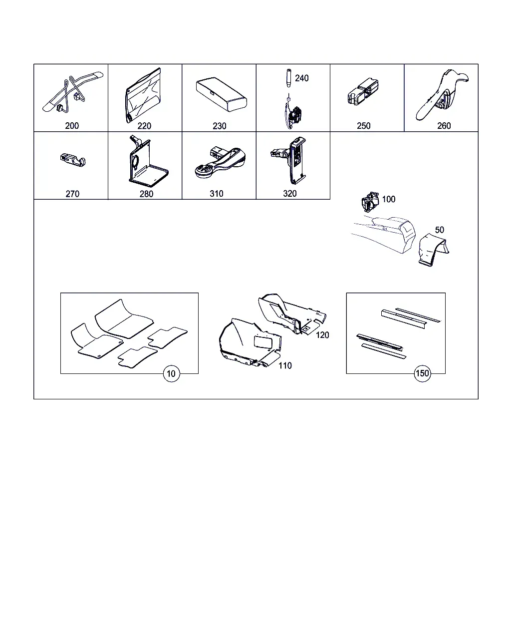 Interior Accessories diagram