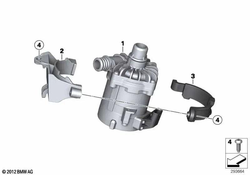 Auxiliary Coolant Pump diagram