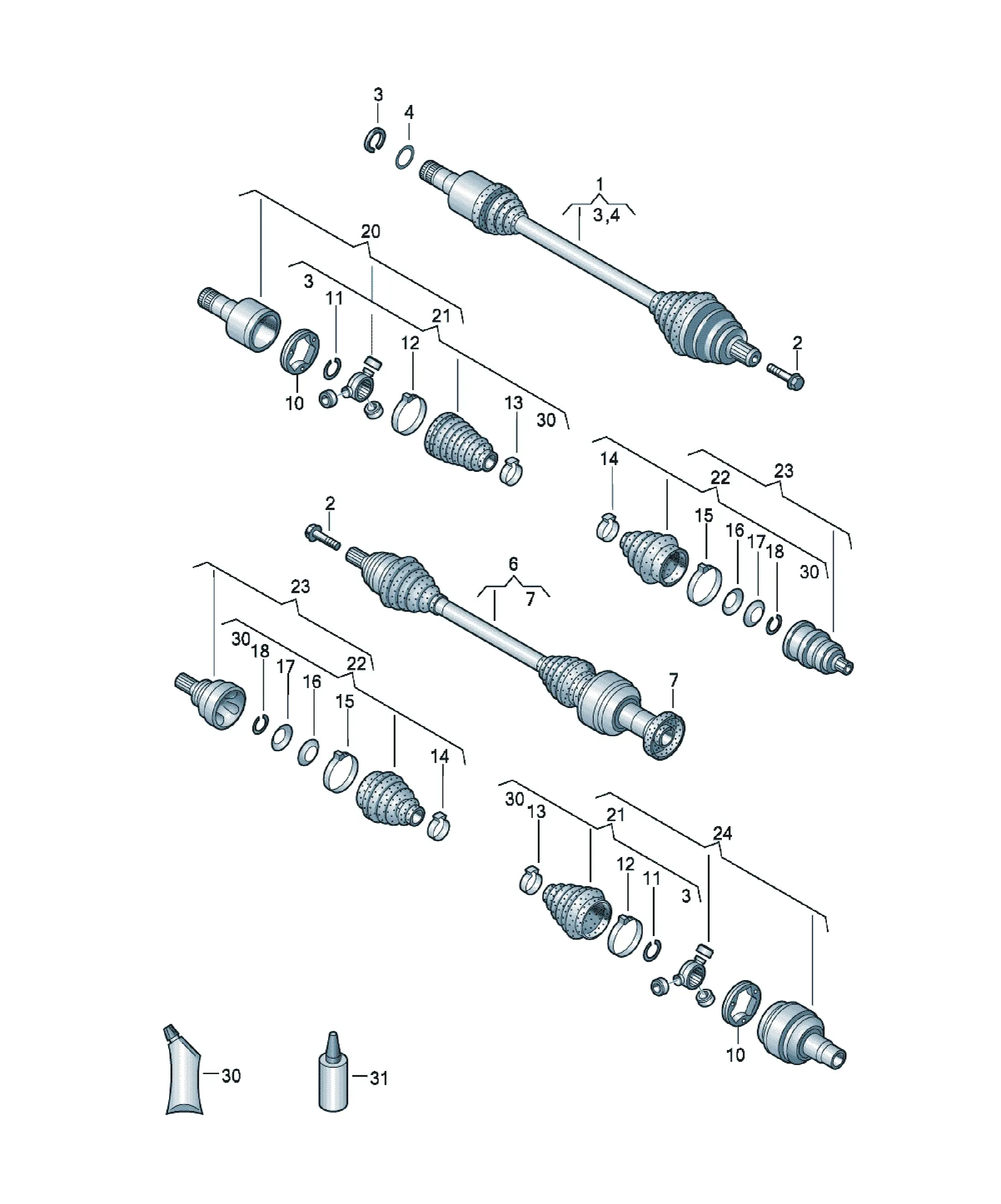 Drive shaft diagram