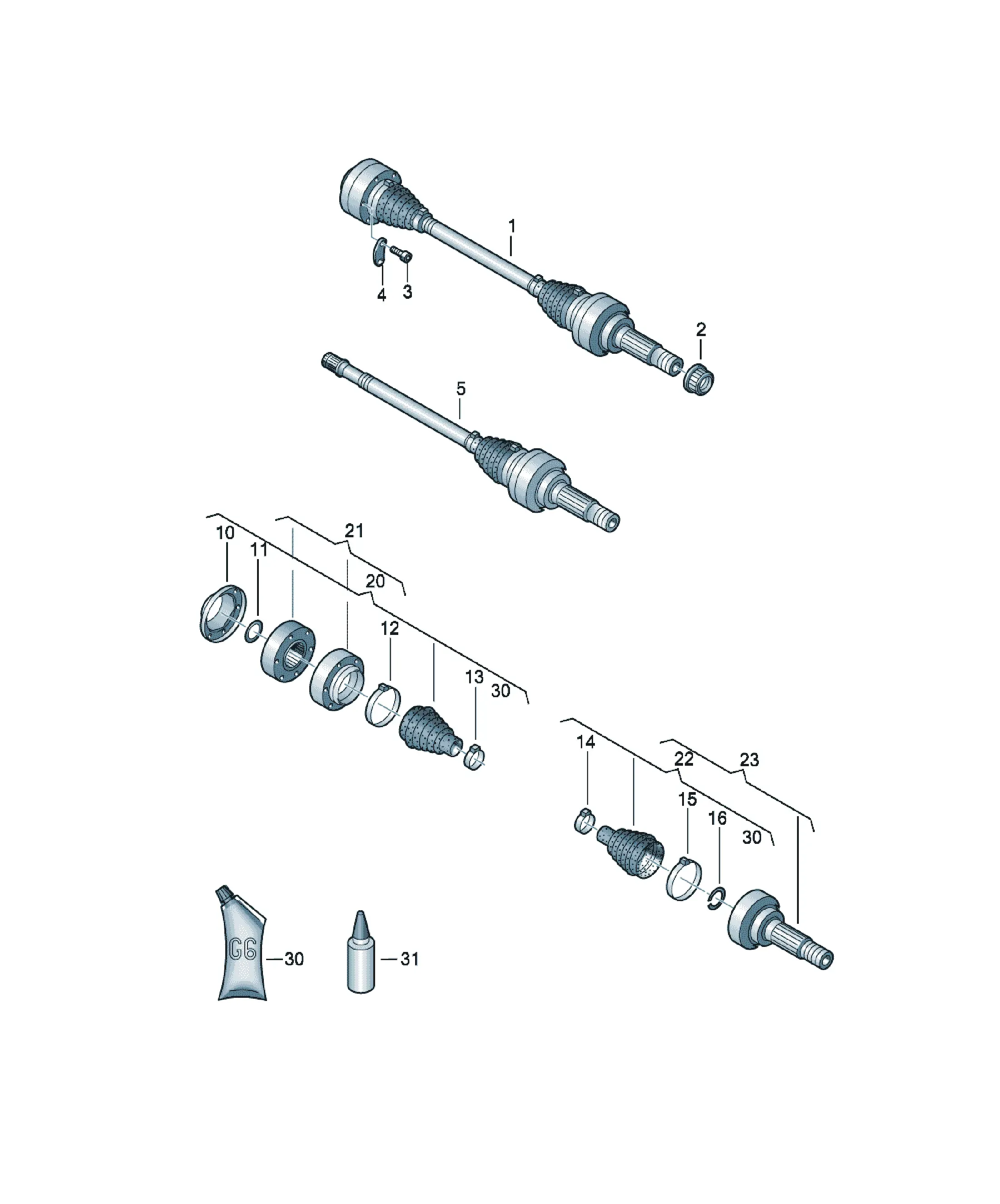 Drive shaft diagram