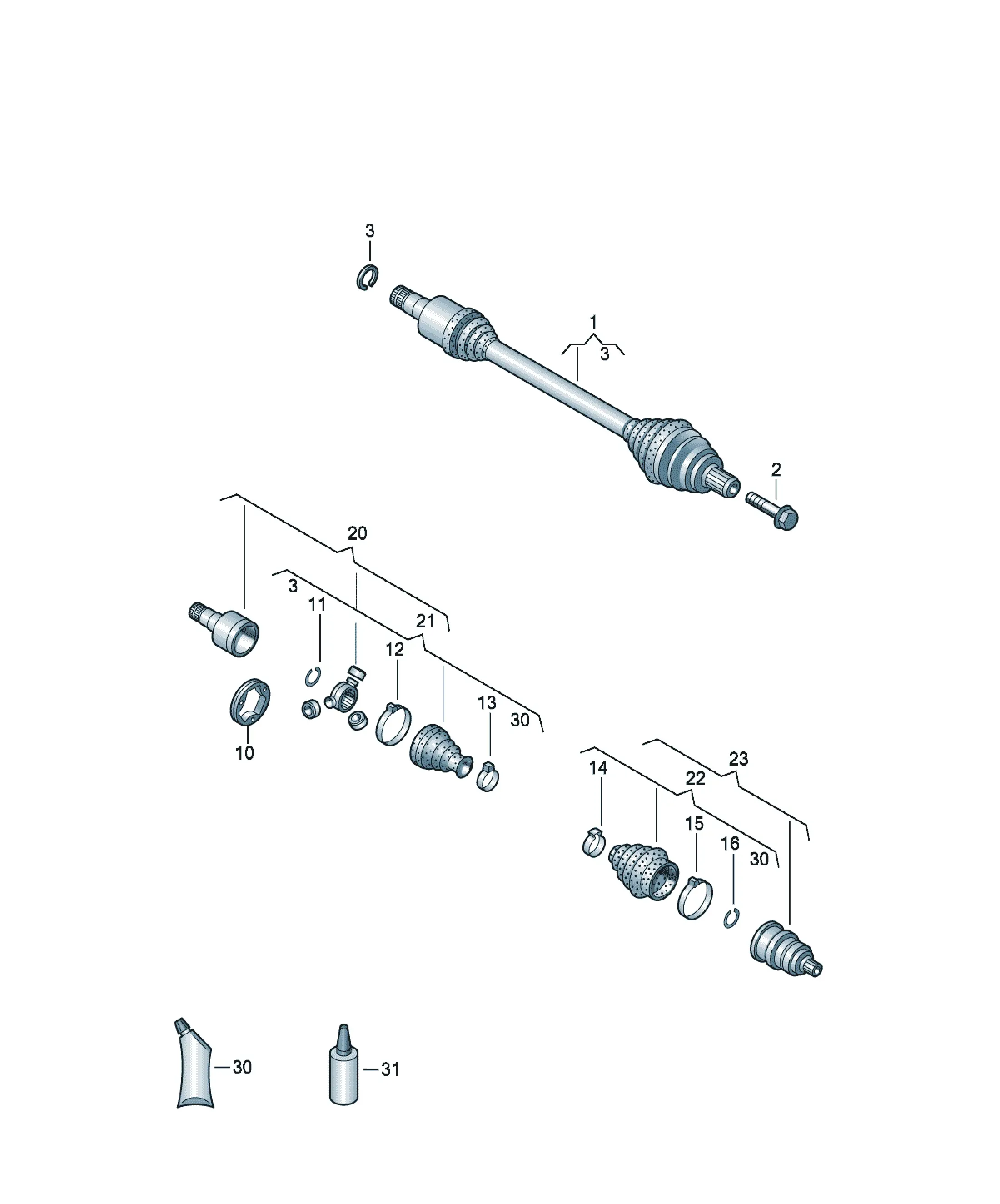 Drive shaft diagram