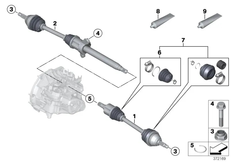 Drive shaft diagram