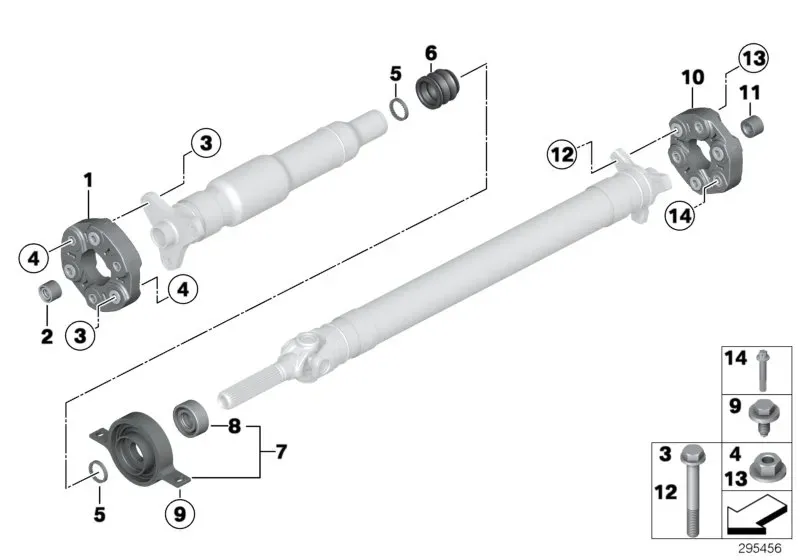 Propeller shaft diagram