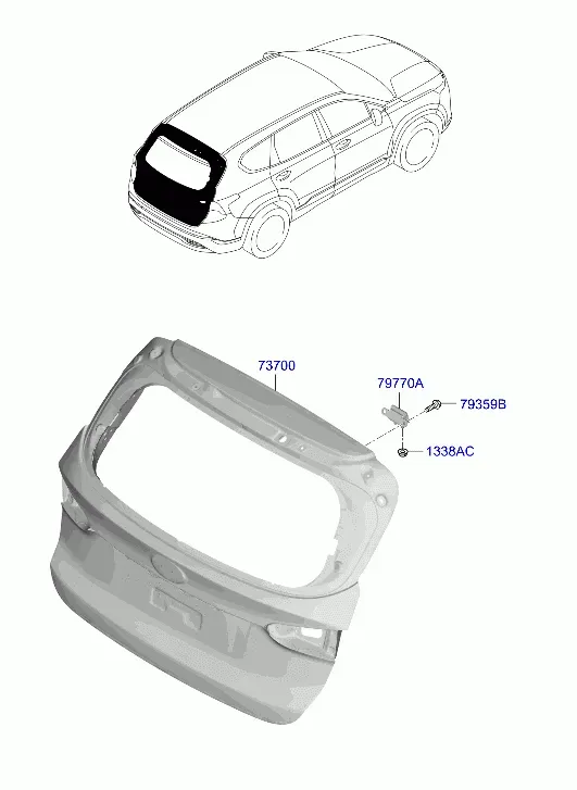 Tailgate diagram
