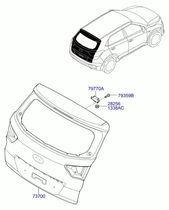 Tailgate diagram