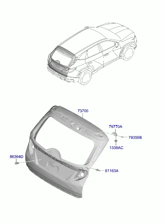 Tailgate diagram
