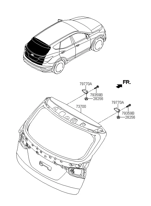 Tailgate diagram