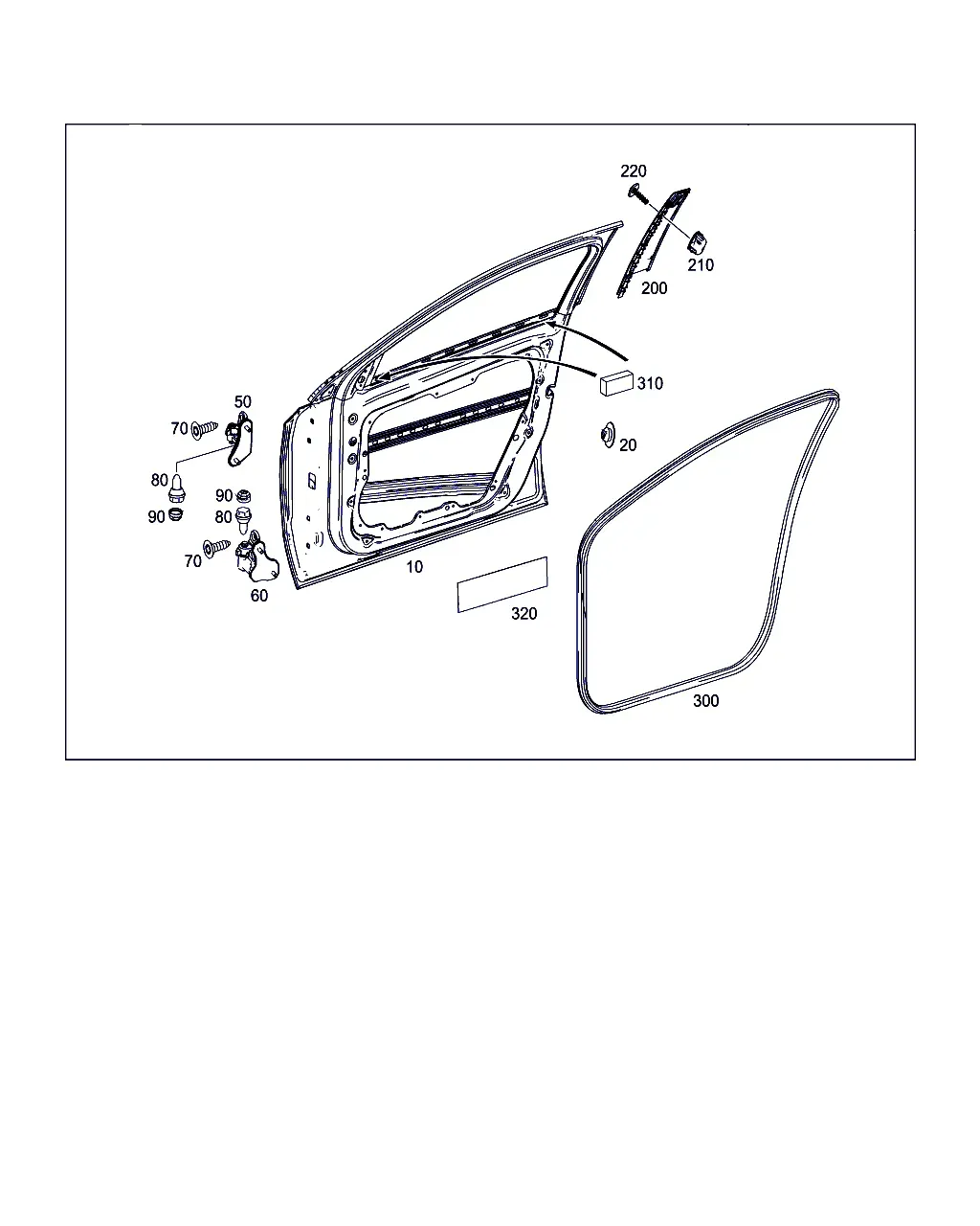 Driver Door diagram