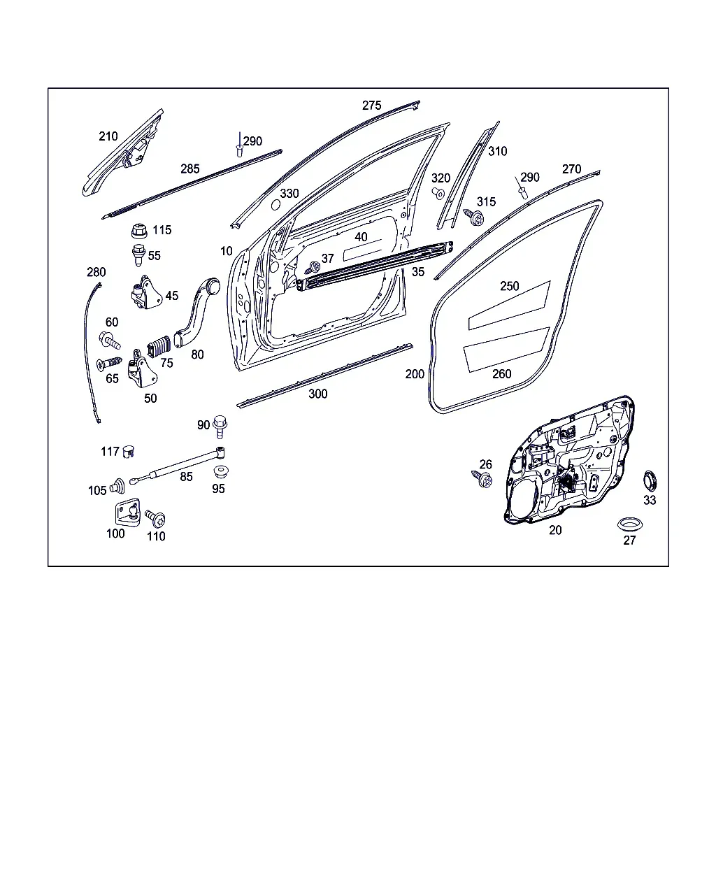 Driver Door diagram