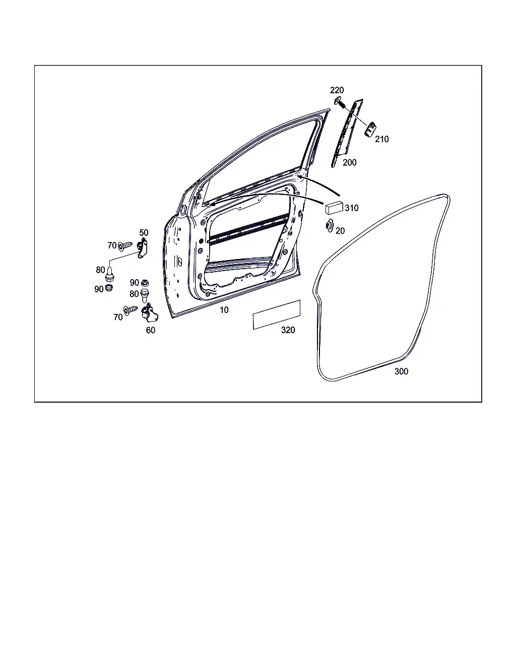 Driver Door diagram