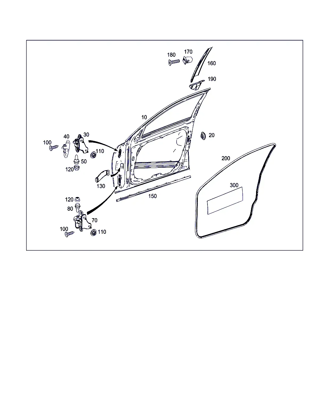 Driver Door diagram