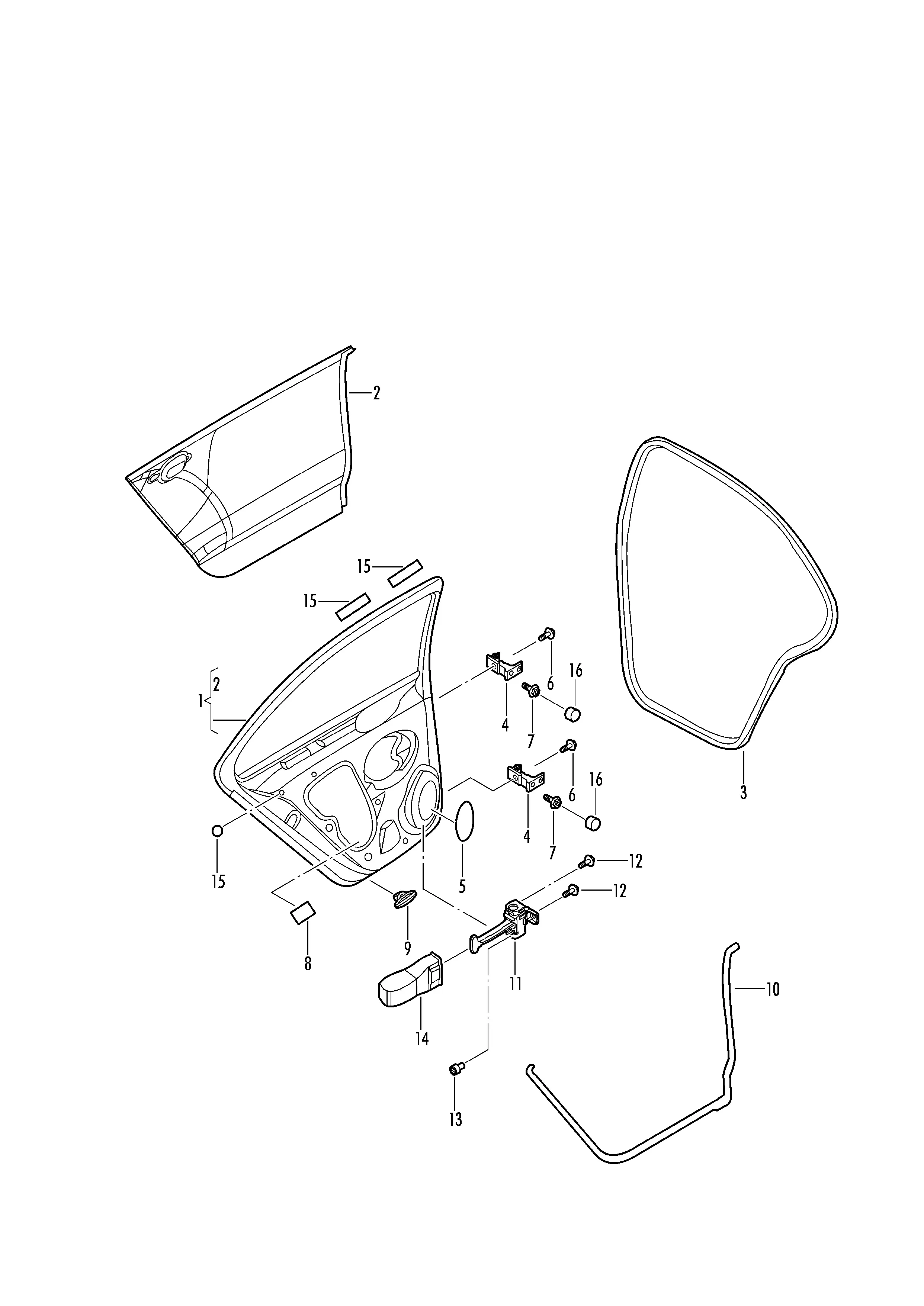 Doors, Hinges and Seals diagram