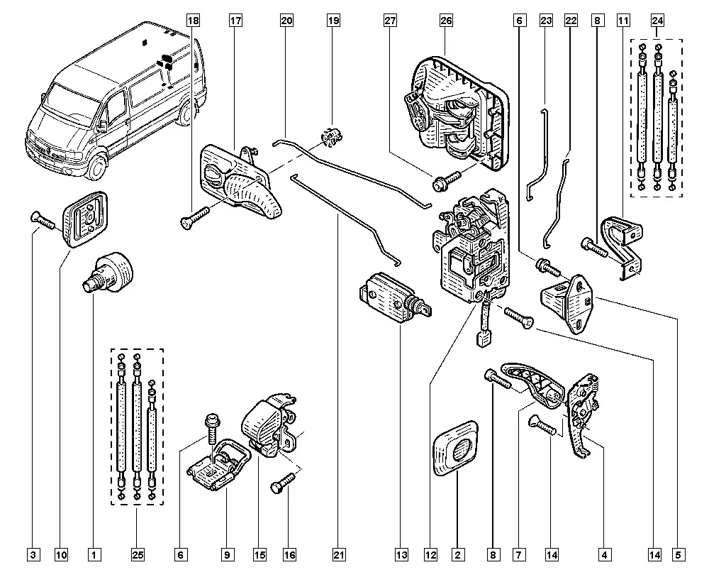 Door Locks diagram