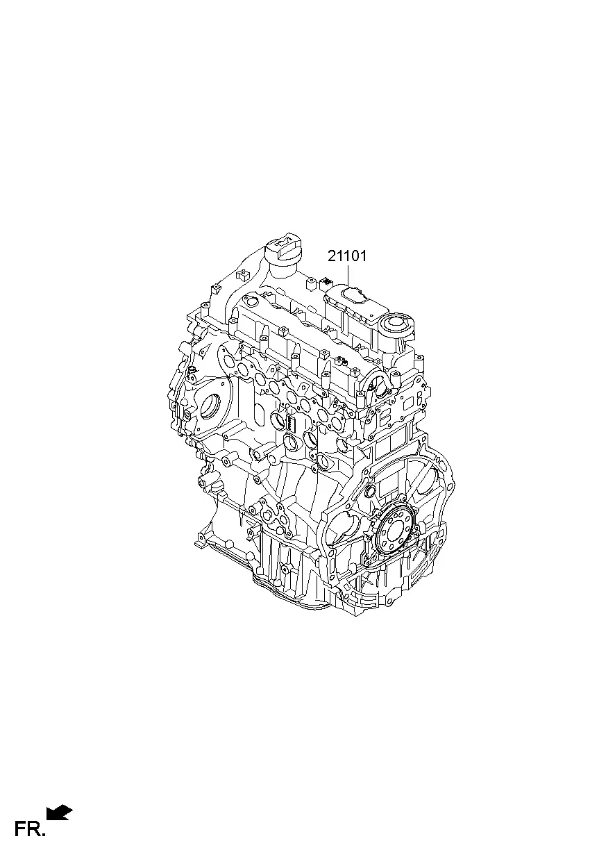 Engine Sub-Assembly diagram