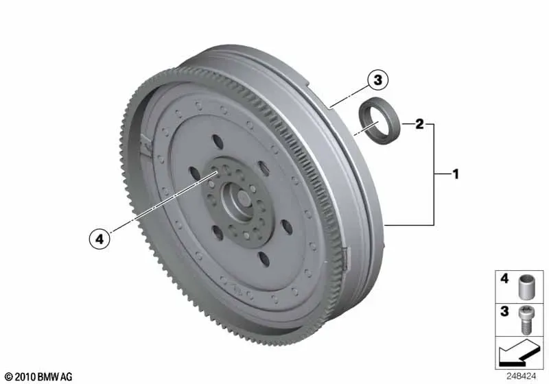 Dual Mass Flywheel diagram