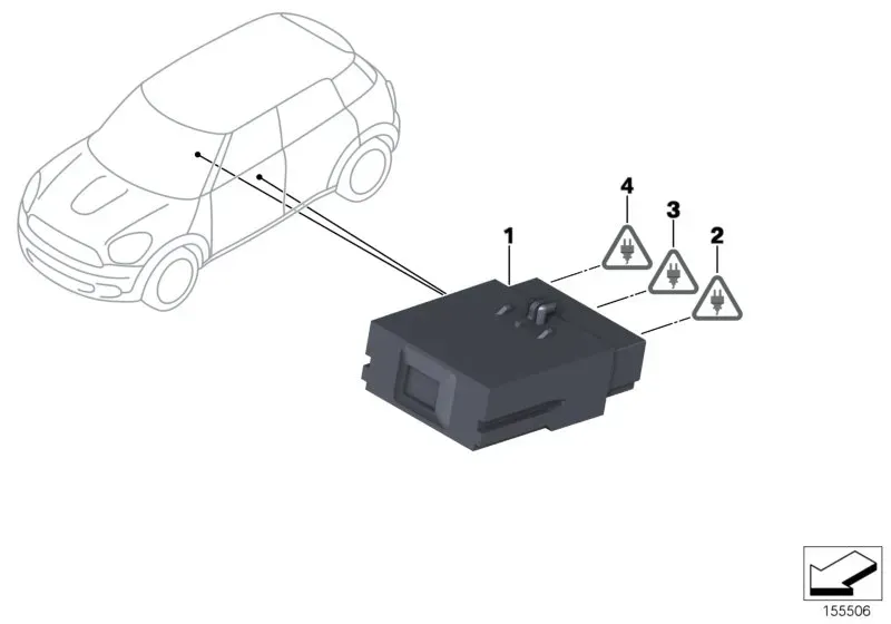 Seat control module diagram