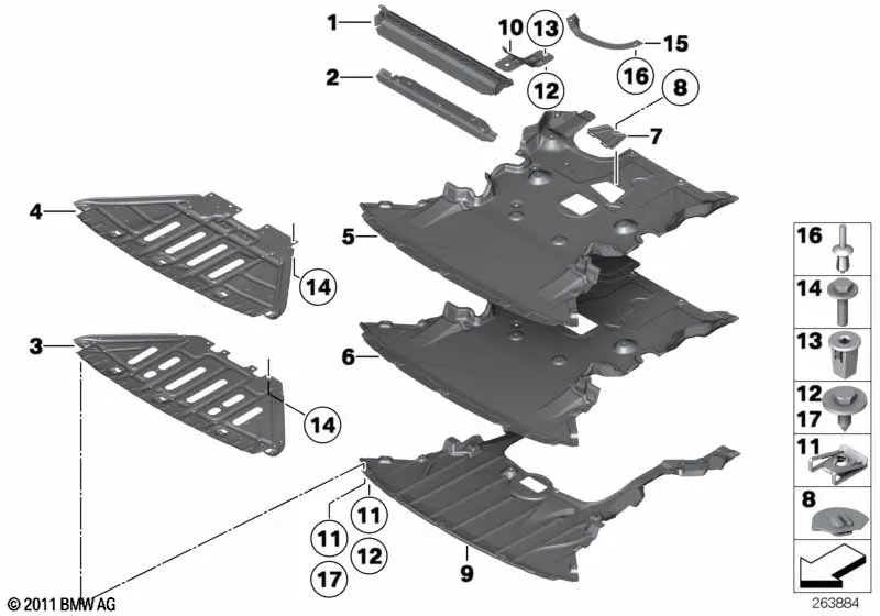Engine Compartment Cover diagram
